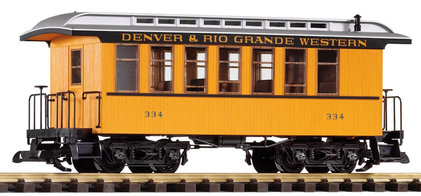 38600 D&RGW Wood Coach #284 (G-Scale)