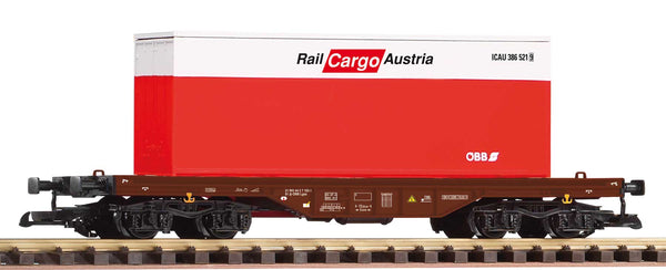 37011 ÖBB V Flat w/Container (G-Scale)