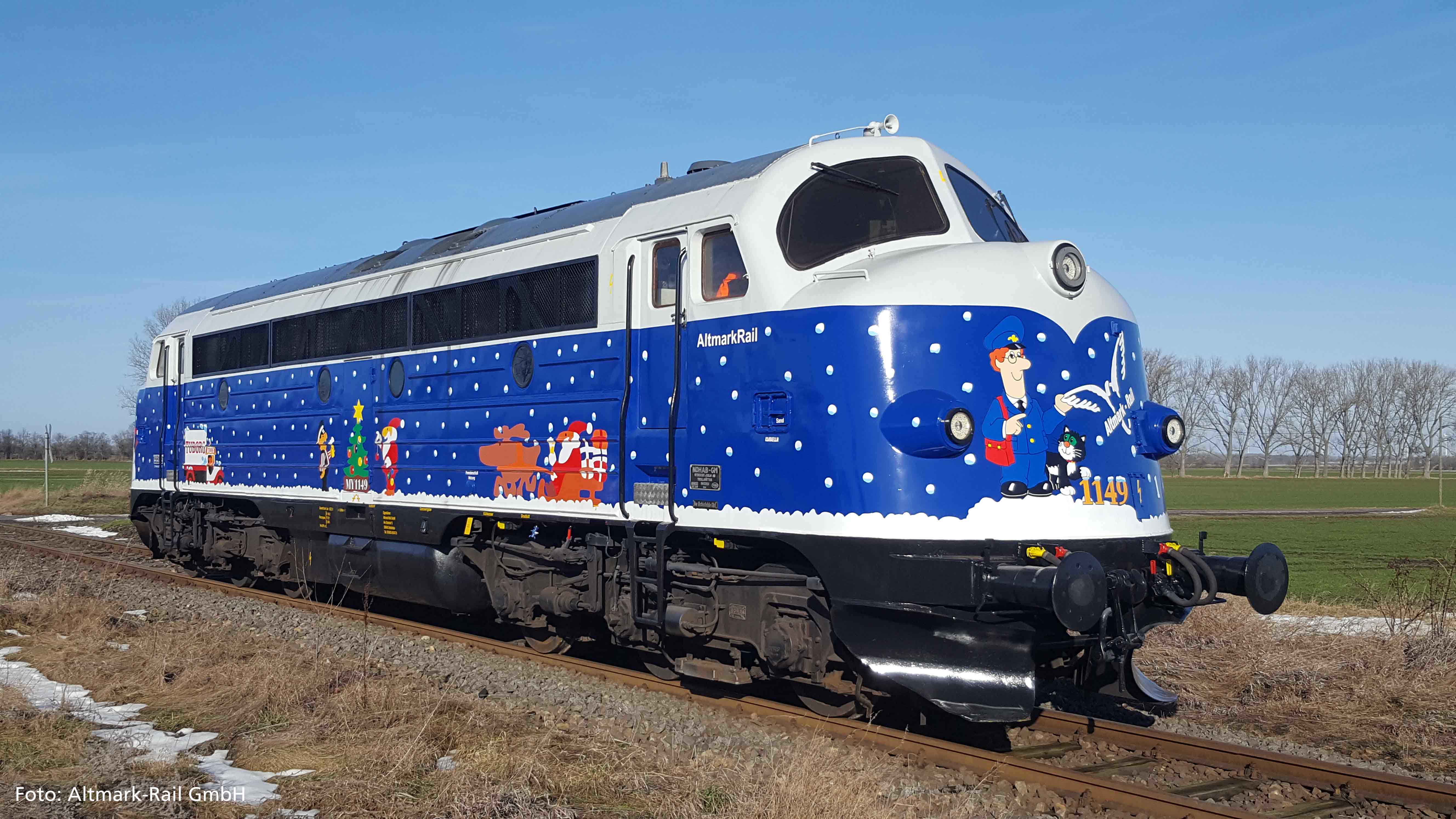 37452 Altmark-Rail VI NoHAB Diesel 1149, Winter | PIKO America