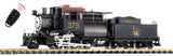 38280 CNJ Camelback 2-6-0 Loco 375, w/Smoke and Tri-Mode Sound (G-scale)