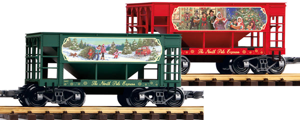 38951 Christmas Ore Car, 2-Pack (G-Scale)