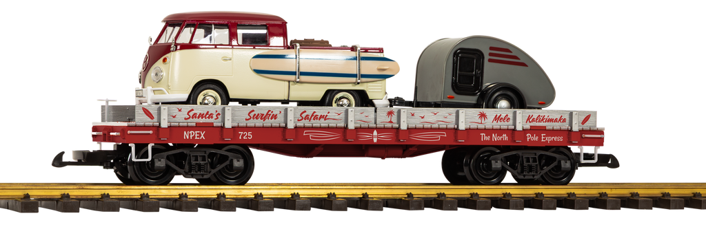 38983 Santa's Surfin' Safari Transport (G-Scale) | PIKO America 38983 Santa's Surfin' Safari Transport (G-Scale) | PIKO America