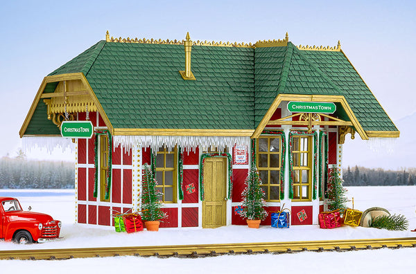 62268 ChristmasTown Station, Building Kit (G-Scale)