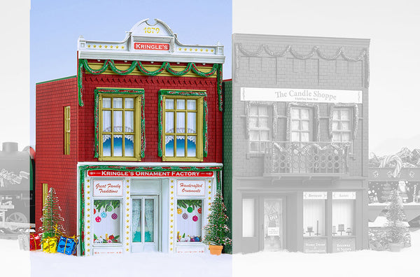62270 ChristmasTown Ornament Factory, Building Kit (G-Scale)