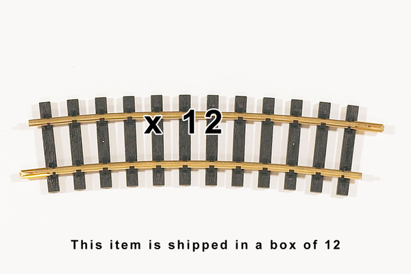 35215 Box of 12, R5 1240mm Radius Curve Track, 48.8"R (G-Scale)