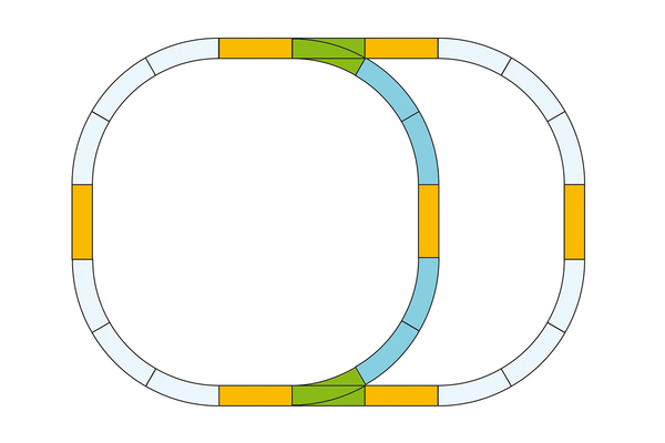 35302 Double Oval Track Set Track (G-Scale)