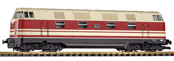 37576 DR III BR V180 Diesel Locomotive, 4-axle, w/Sound (G-Scale)