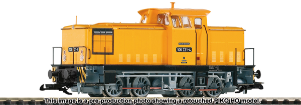 37591 DR IV BR 106 Diesel Locomotive, Sound (G-Scale)