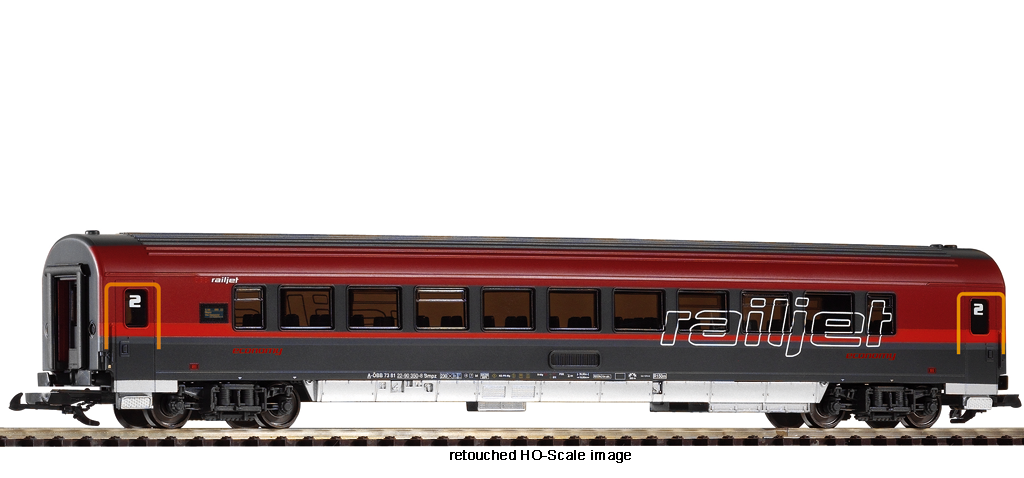 Piko 57644 Gyorsvonati étkezőkocsi, 1.o., ARbmpz, Railjet, ÖBB VI Piko 57644 Gyorsvonati étkezőkocsi, 1.o., ARbmpz, Railjet, ÖBB VI