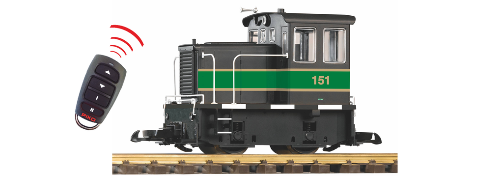 38512 KLW 25 Ton Diesel Loco Battery R C w Sound G Scale