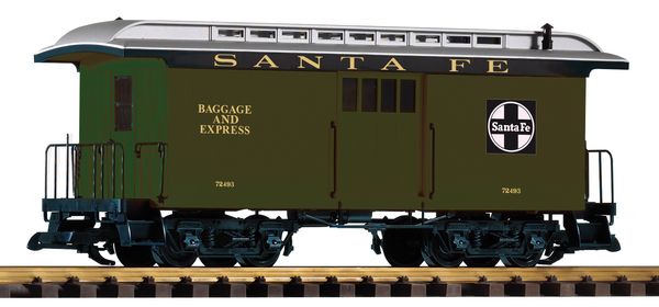 38626 Santa Fe Wood Baggage Car (G-Scale)