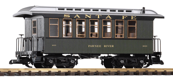 38628 Santa Fe Wood Coach #16521 (G-Scale)