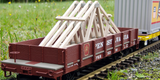 38754 PRR Low-Side Gondola w/ Roof Trusses (G-Scale)