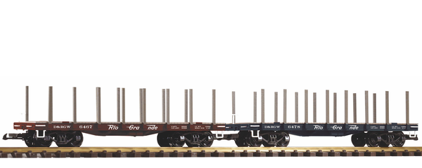 38778 D&RGW Flatcar 2-Pack (G-Scale)