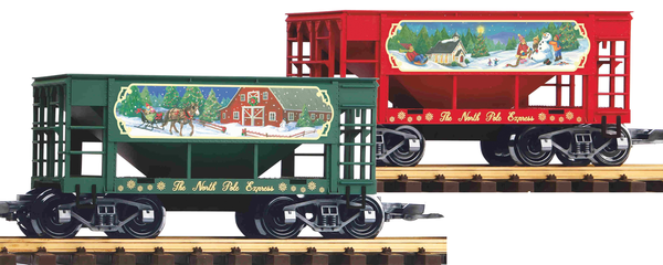 38915 North Pole Express Ore Car, 2-Pack (G-Scale)