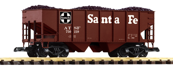 38918 Santa Fe Rib-Side Hopper Car (G-Scale)
