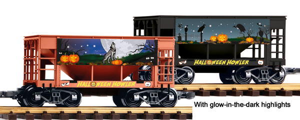 38932 Halloween Ore Car, 2-Pack (G-Scale)