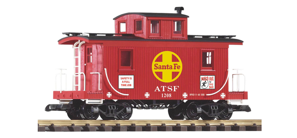38945 SF Wood Caboose #1208 (G-Scale)
