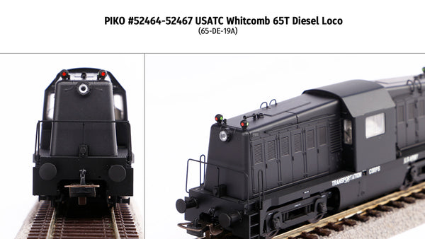 52466 USATC Whitcomb 65T, Sound (HO-Scale)