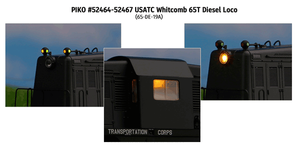 52464 USATC Whitcomb 65T (HO-Scale)