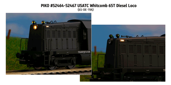 52466 USATC Whitcomb 65T, Sound (HO-Scale)