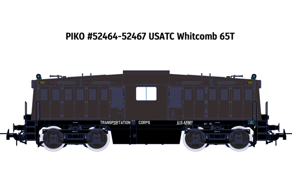 52464 USATC Whitcomb 65T (HO-Scale)