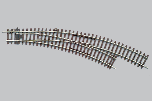 55228 Right Curved Switch BWR, R3/R4 (HO-Scale)