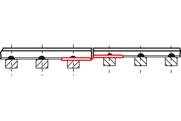 55294 Code 83 Rail Conversion Joiners, 6 pieces (HO-Scale)