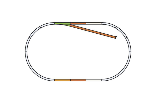55311 Roadbed A-Track, Set B (HO-Scale)