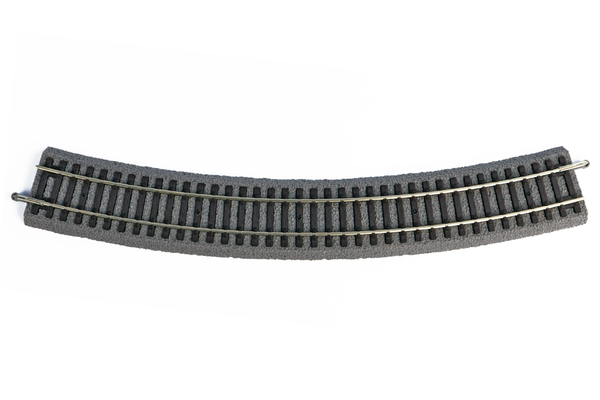 55414 Box of 6 Roadbed A-Track Curved Track, R4 21.4"/30° (HO-Scale)