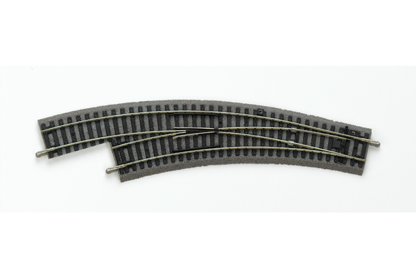 55422 Roadbed A-Track Left Curved Switch BWL, R2/R3 (HO-Scale)