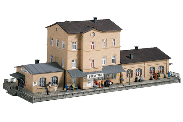 60023 Burgstadt Station, Building Kit (N-Scale)