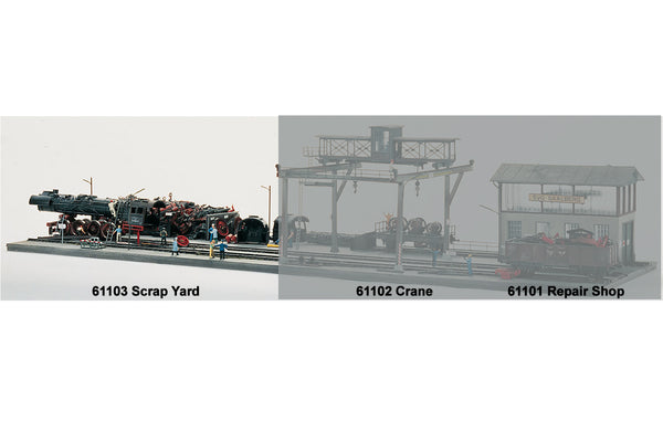 61103 Classic Line Locomotive Scrap Yard, Building Kit (HO-Scale)