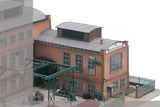61117 Classic Line Factory Side Building, Building Kit (HO-Scale)