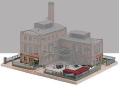 61120 Classic Line Factory Fence, Kit (HO-Scale) | PIKO America