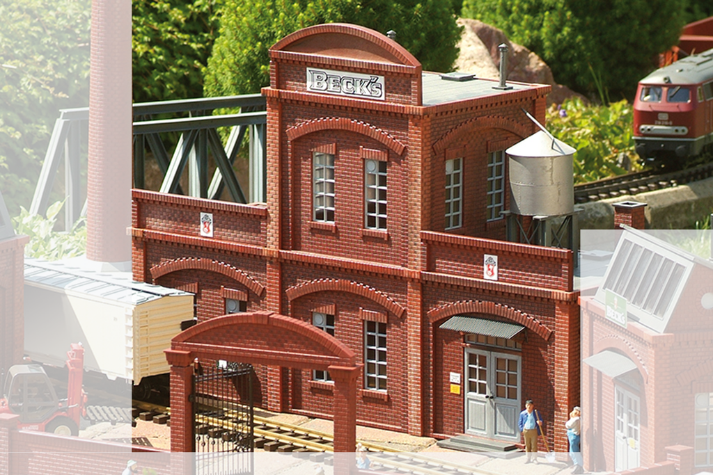 G scale top model buildings