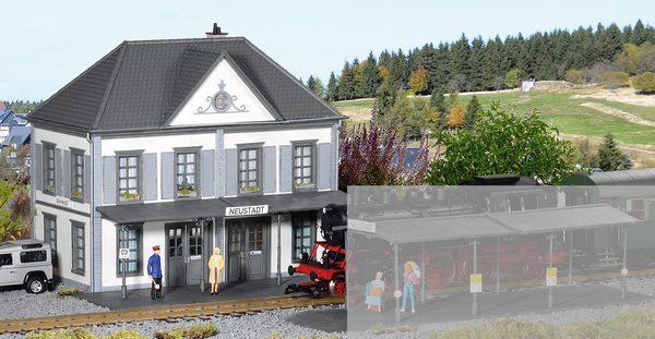 62030 Neustadt Station, Building Kit (G-Scale)