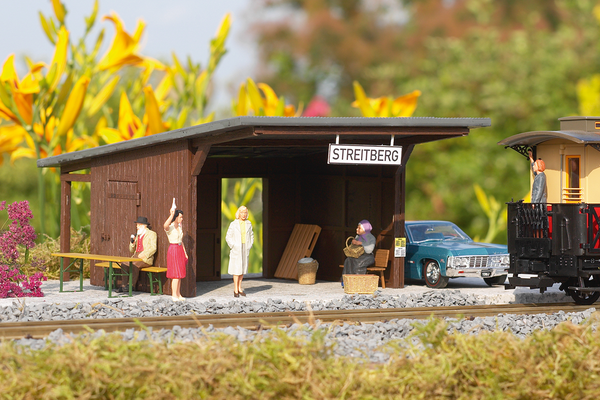 62074 Streitberg Passenger Shelter, Building Kit (G-Scale)