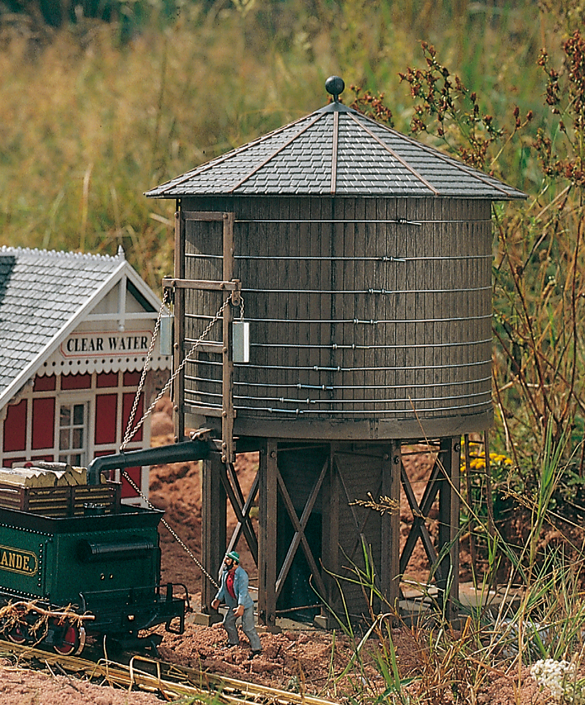 62210 Rio Grande Water Tower, Building Kit (G-Scale) | PIKO America 62210 Rio Grande Water Tower, Building Kit (G-Scale) | PIKO America