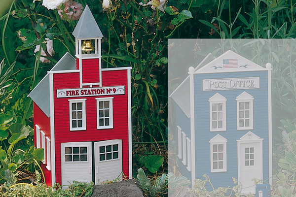 62214 Fire Station Number 9, Building Kit (G-Scale)