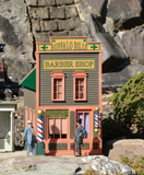 62726 River City Buffalo Bill's Barber Shop Built-Up Building (G-Scale)