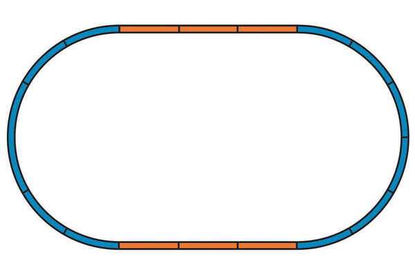 57196 Roadbed DB ICE 3 Starter Set, 120V (HO-Scale)